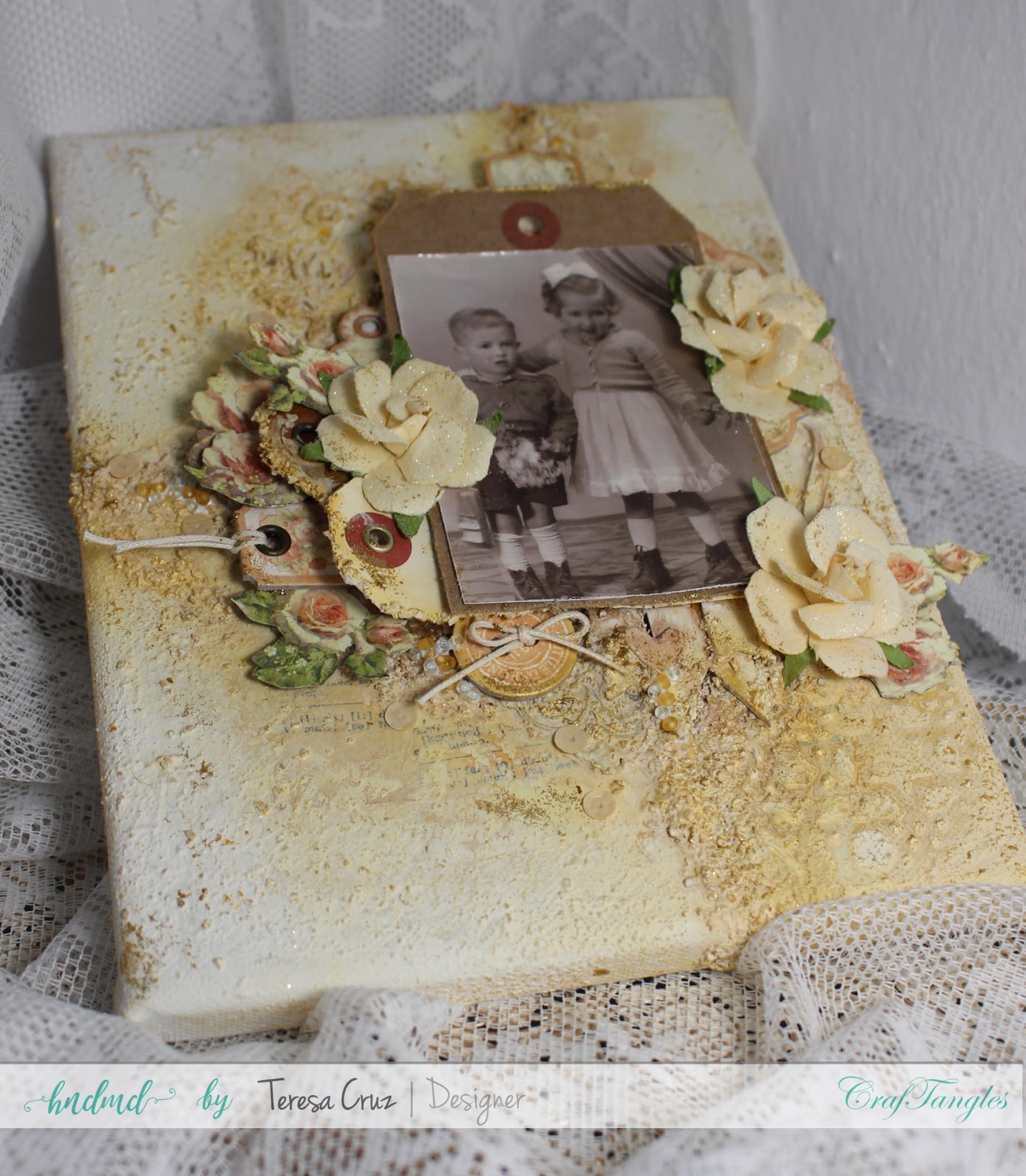Mix media Canvas "In memory of my mother" 3