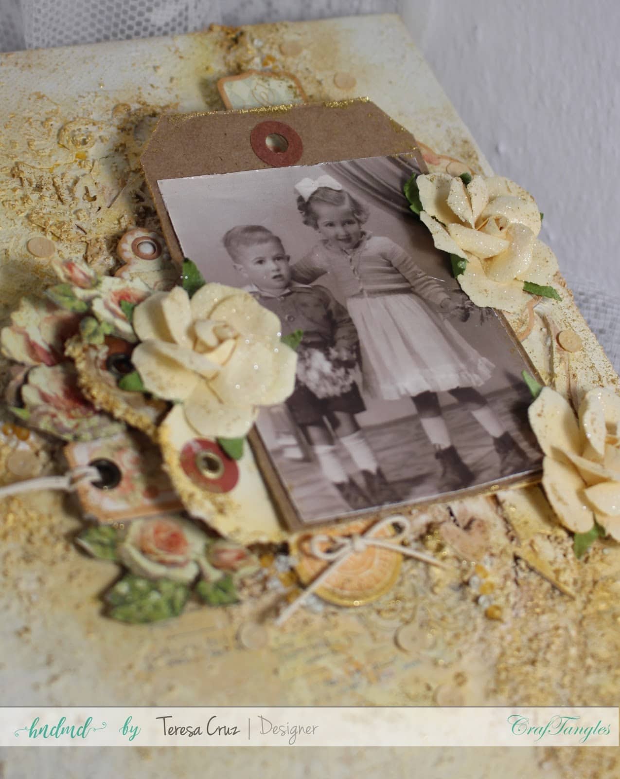 Mix media Canvas "In memory of my mother" 4