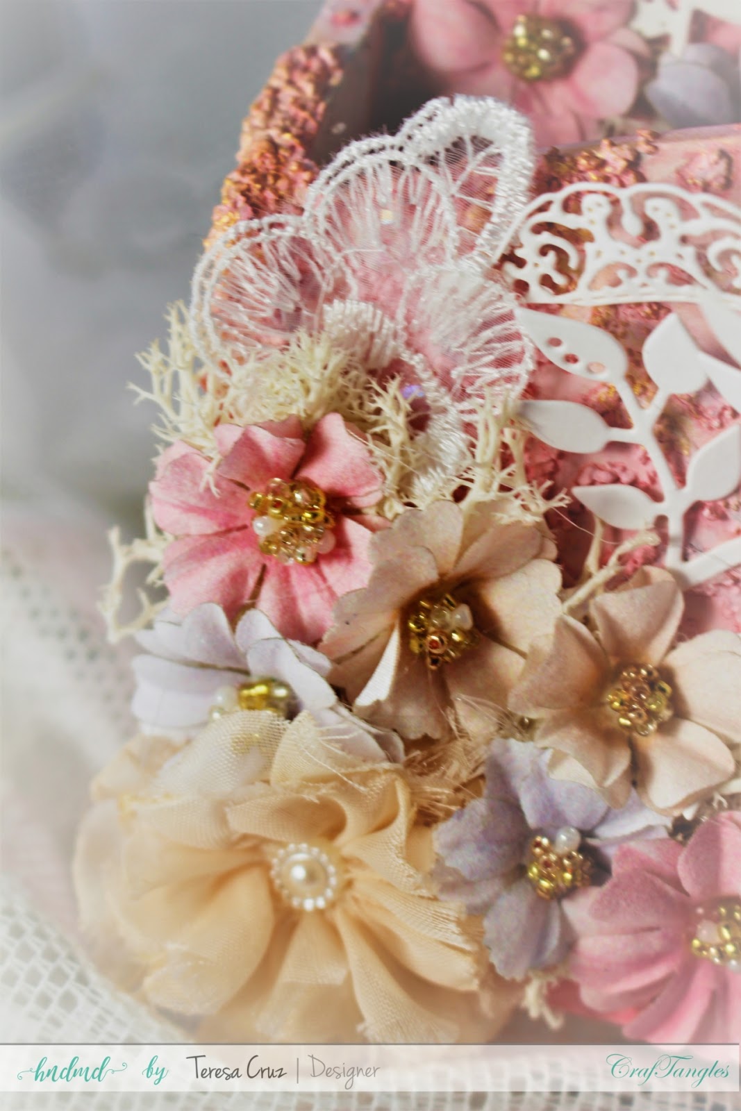 Mix Media Shabby Chic Letter Holder 11