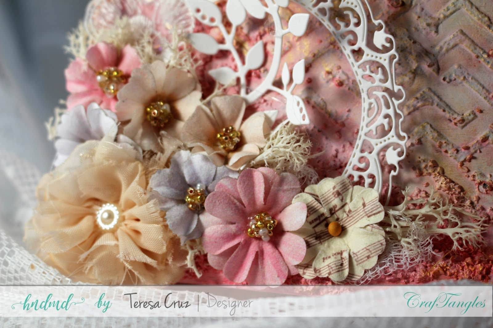 Mix Media Shabby Chic Letter Holder 7