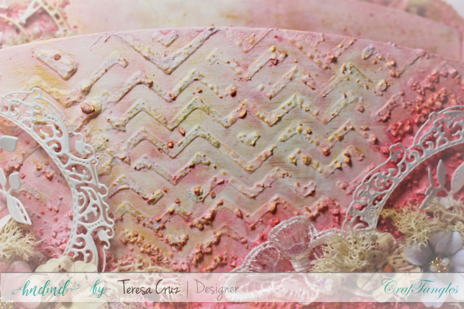 Mix Media Shabby Chic Letter Holder 9