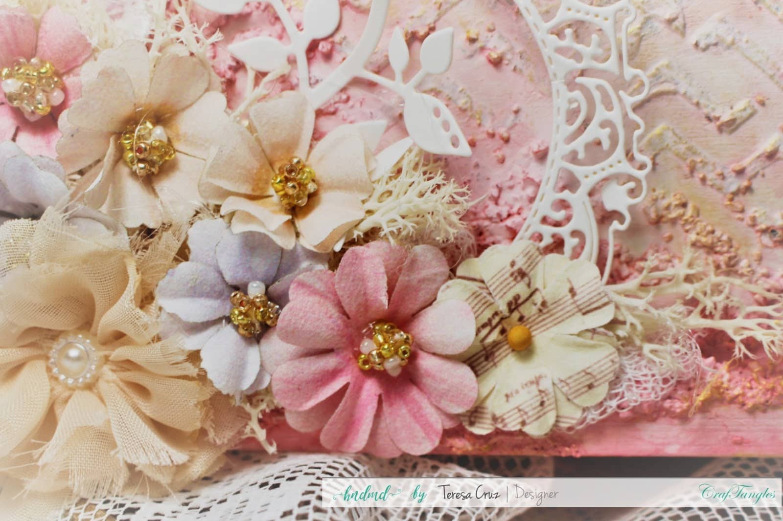 Mix Media Shabby Chic Letter Holder 10