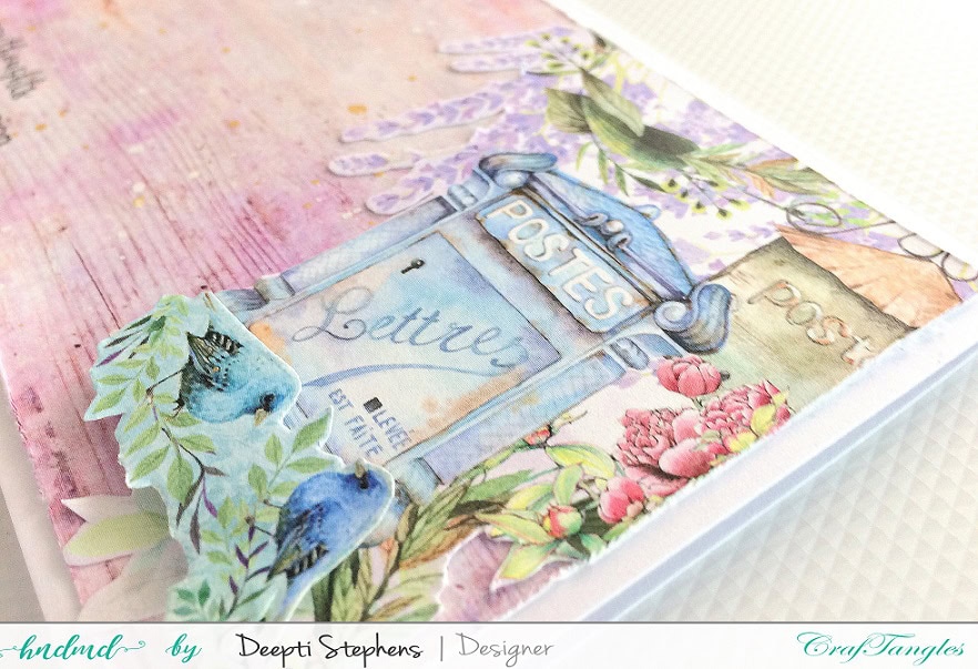 SIMPLE SHABBY CHIC CARDS WITH COUNTRY SIDE PAPER PACK 9