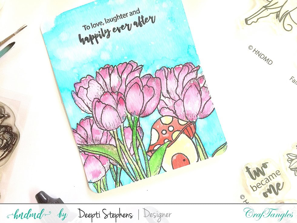 ART WITH CRAFTANGLES LIQUID WATER COLORS | VIDEO 5