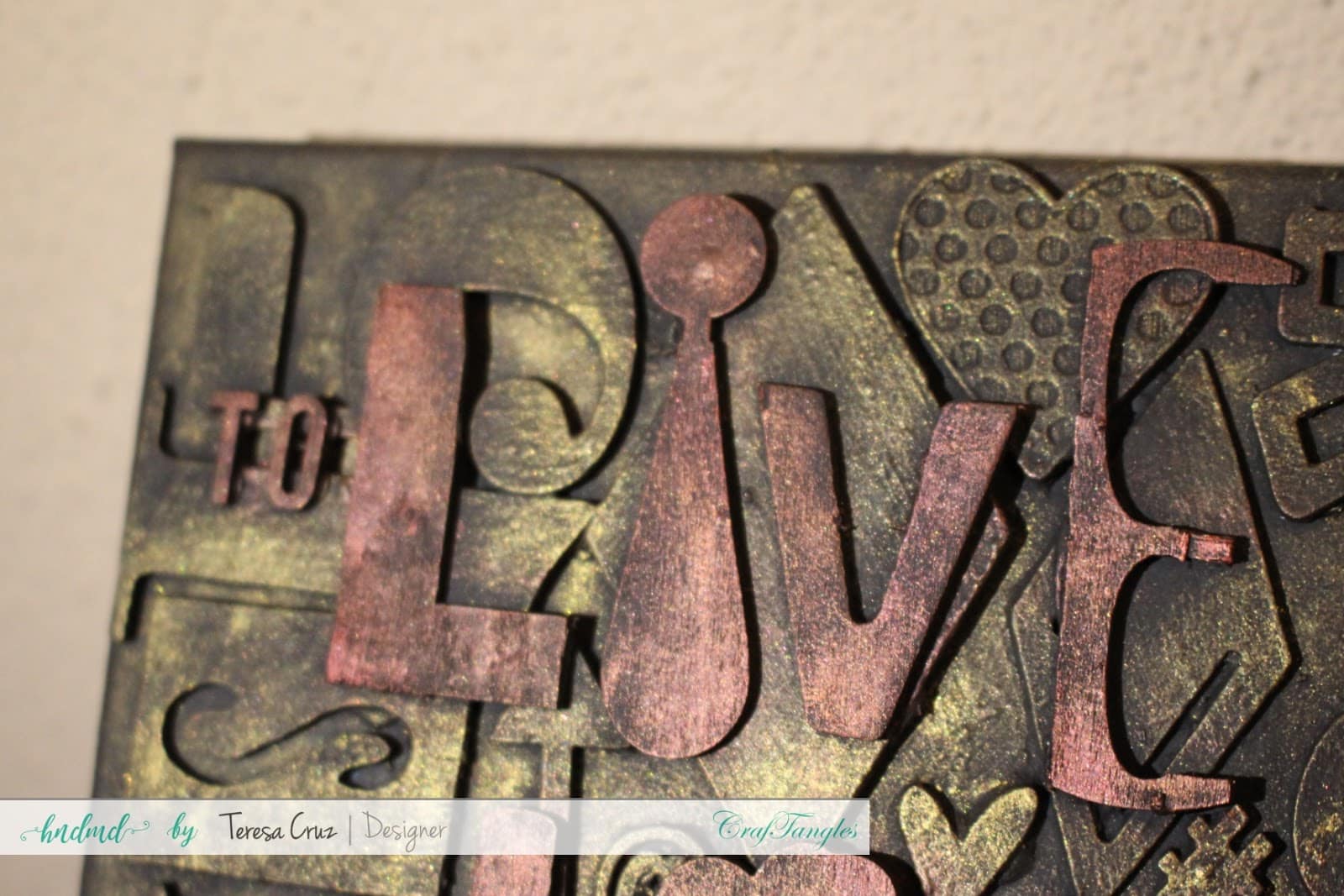 Mix Media Box Tutorial - With Craftangles Waxes 2