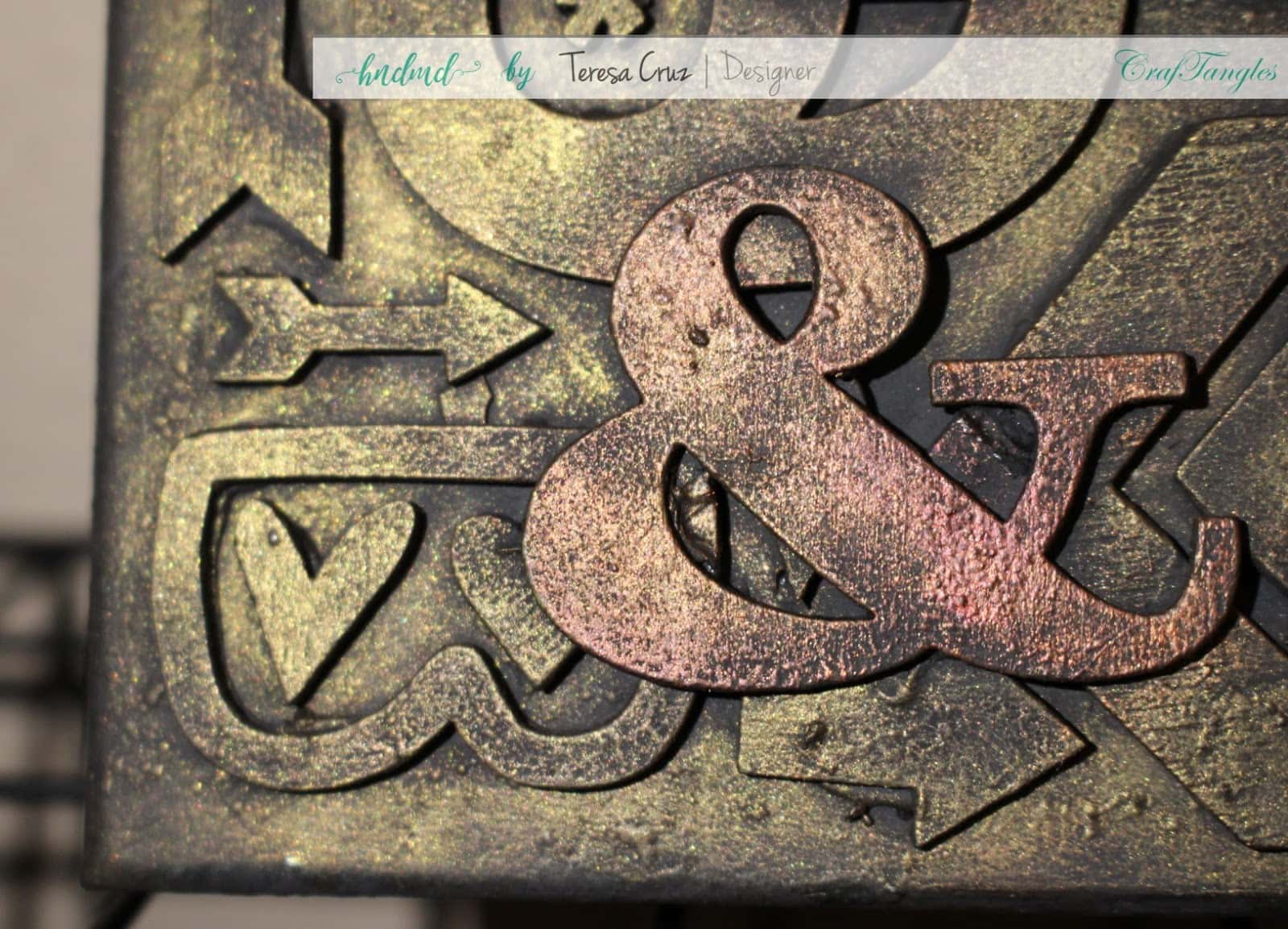 Mix Media Box Tutorial - With Craftangles Waxes 6