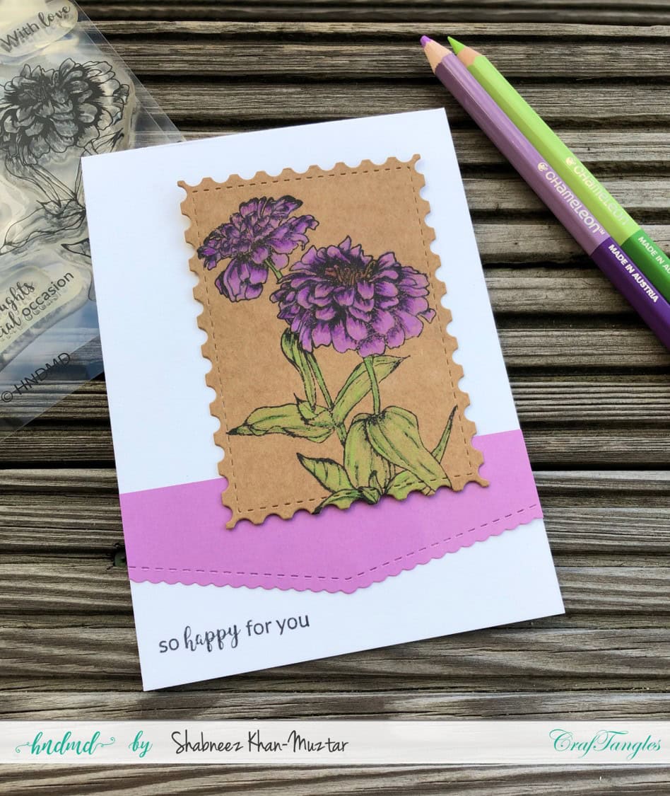 Floral Stamped Cards With And Without Colouring 4