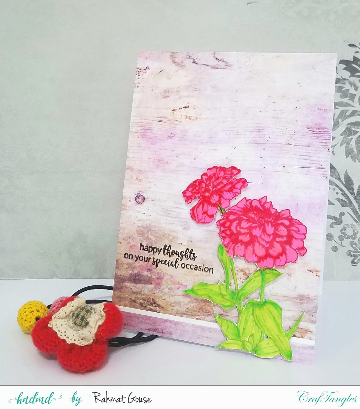 Pattern paper and flower stamps 7