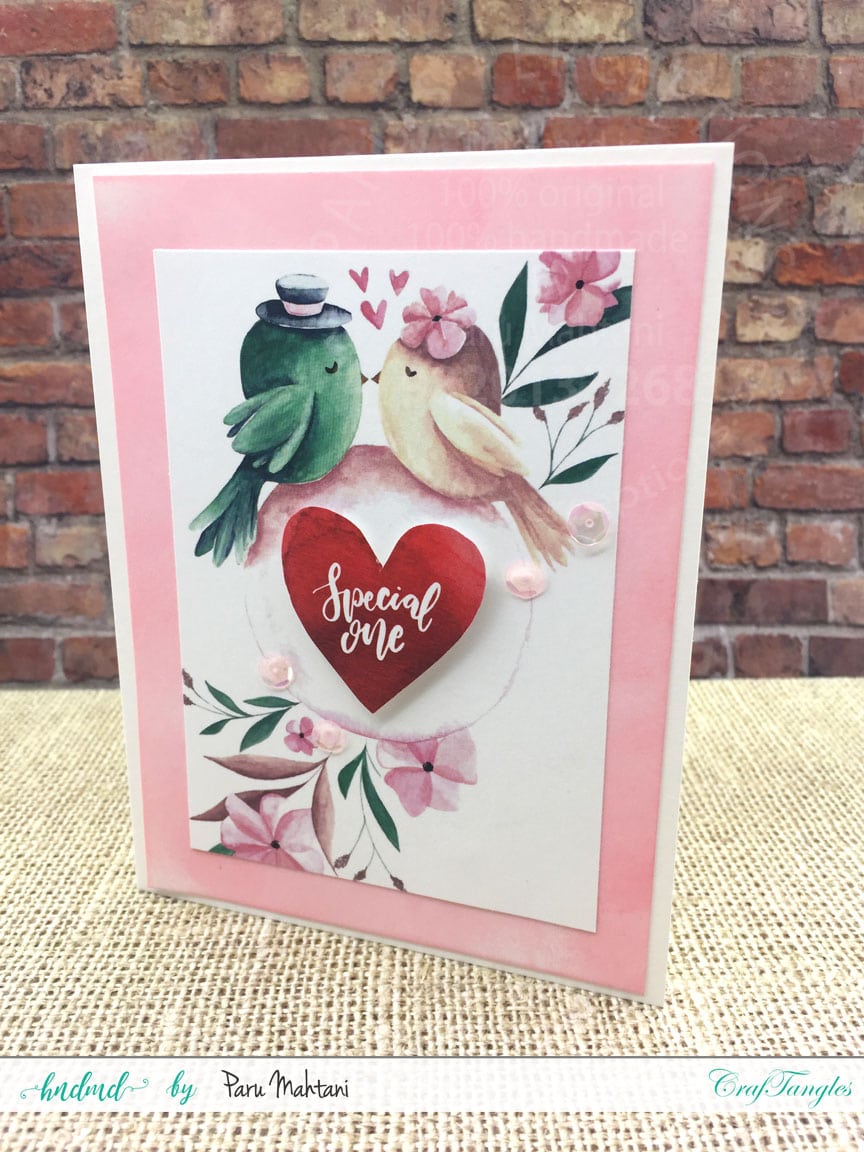6 quick valentine cards using Craftangles elements packs. 2