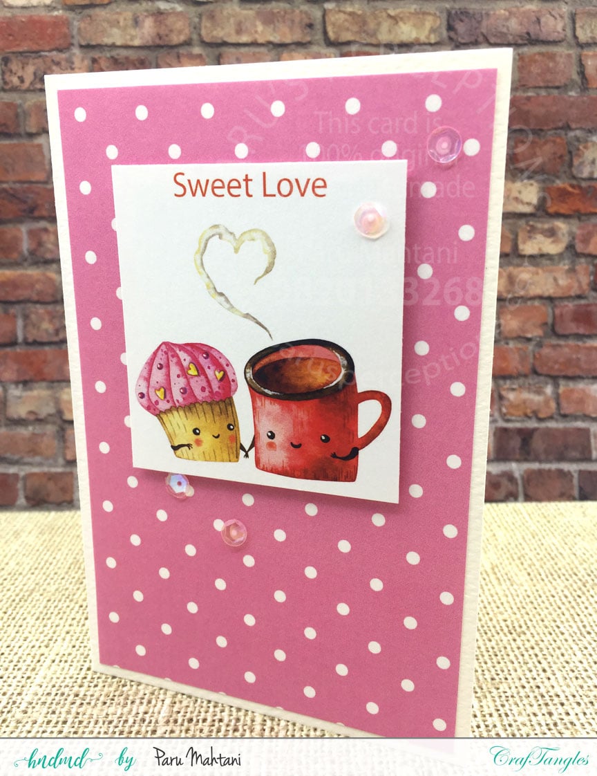 6 quick valentine cards using Craftangles elements packs. 4
