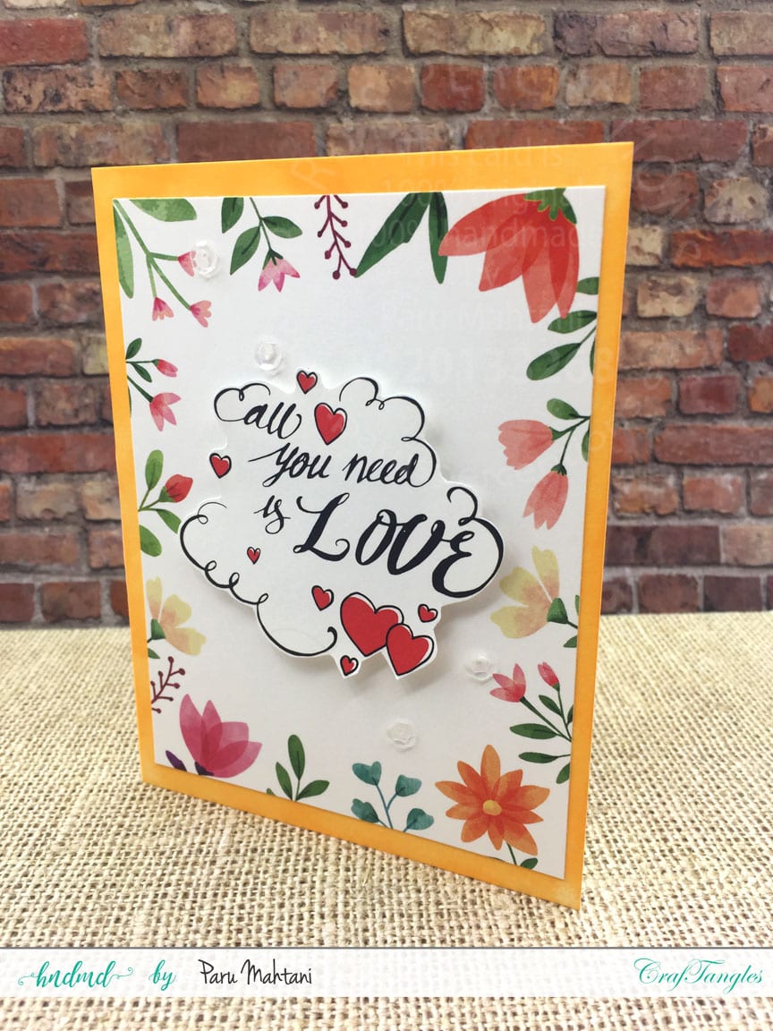 6 quick valentine cards using Craftangles elements packs. 3