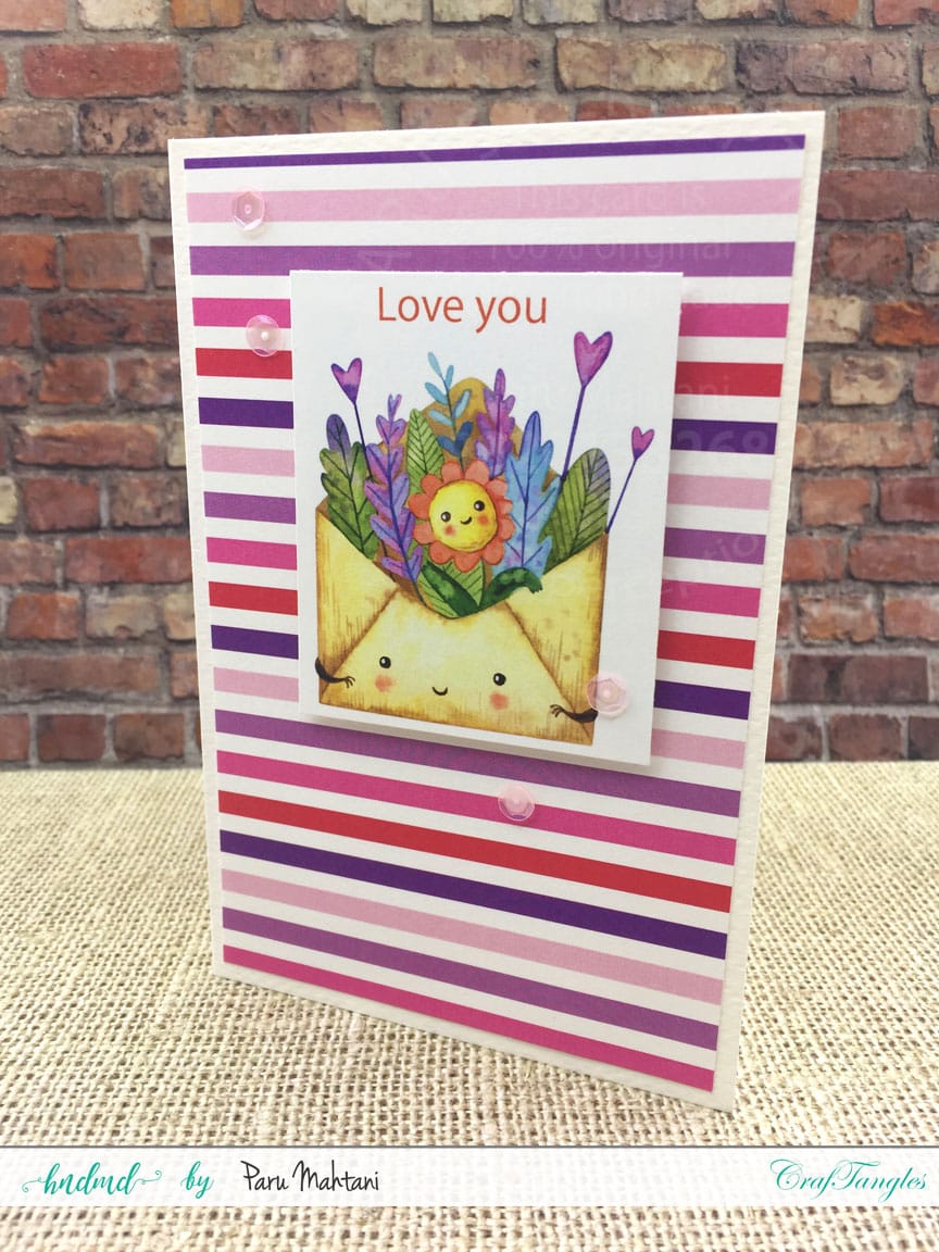 6 quick valentine cards using Craftangles elements packs. 6
