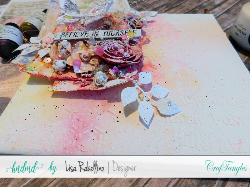 Mixed media canvas Believe in yourself 3