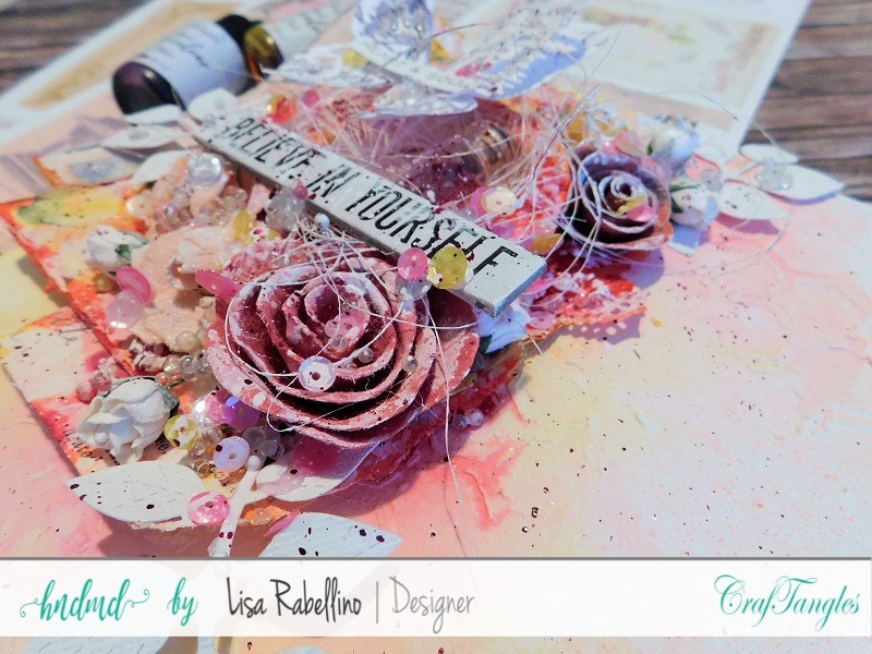 Mixed media canvas Believe in yourself 4