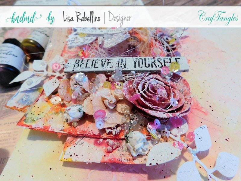 Mixed media canvas Believe in yourself 5