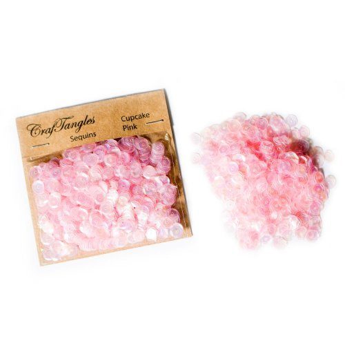 CrafTangles Sequins - Cupcake Pink