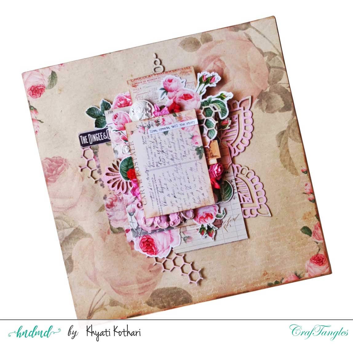 CrafTangles March 2019 Challenge - Flowers 3