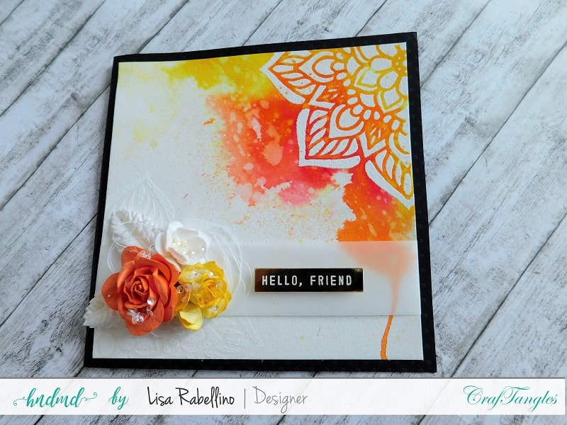 CrafTangles March 2019 Challenge - Flowers 5