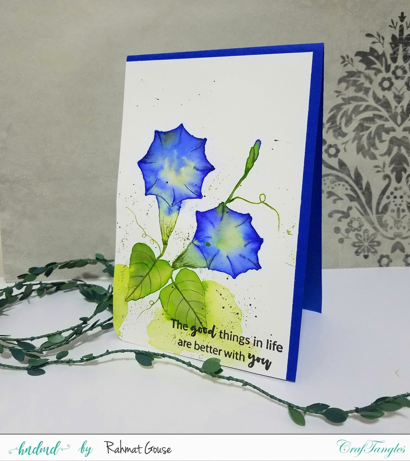 CrafTangles March 2019 Challenge - Flowers 7