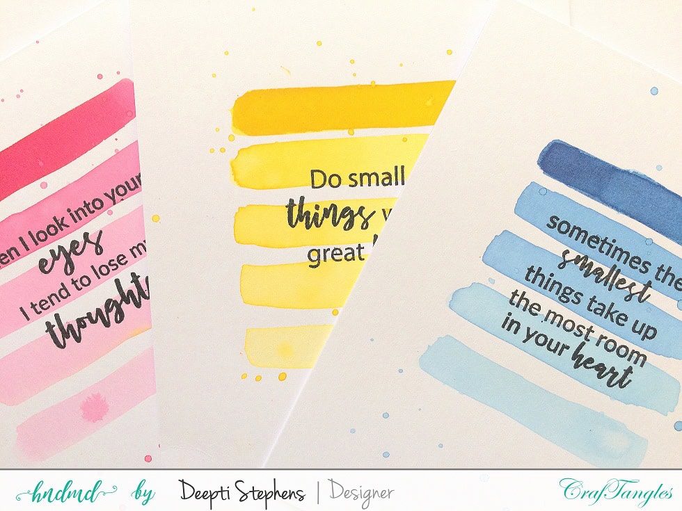 CrafTangles April 2019 Challenge - Watercolors 2