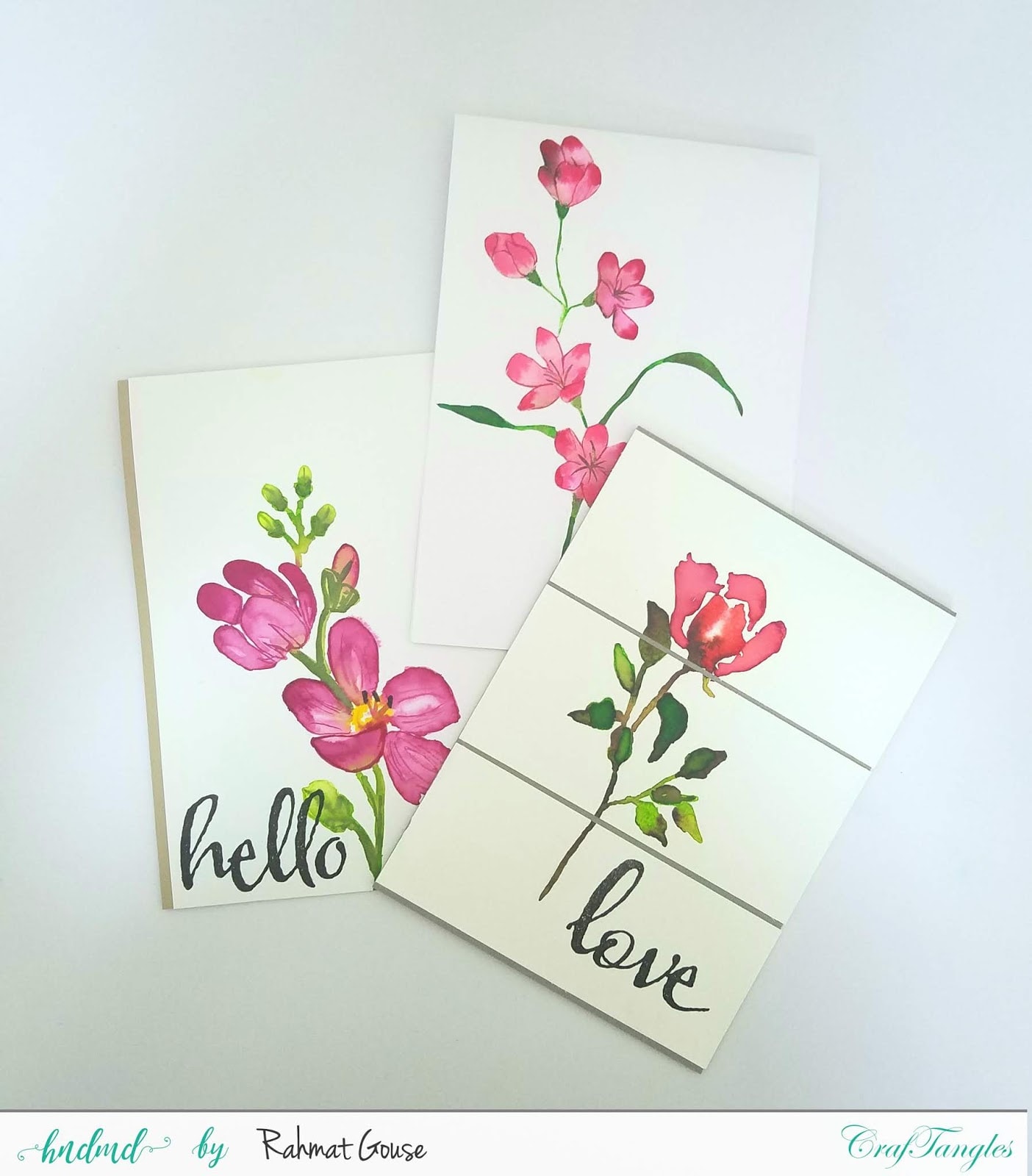 CrafTangles April 2019 Challenge - Watercolors 6