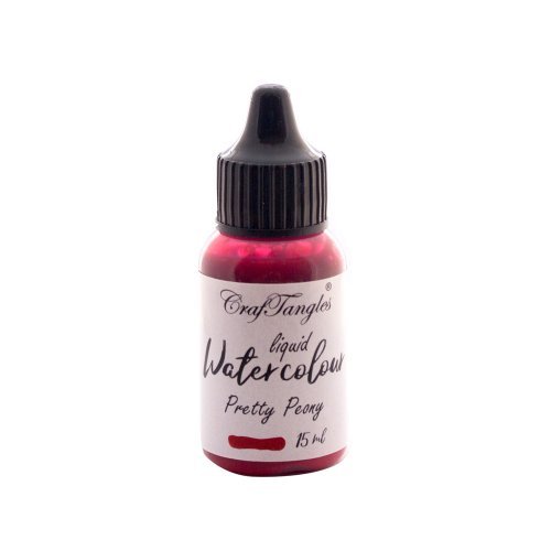CrafTangles liquid watercolor (15 ml) - Pretty Peony