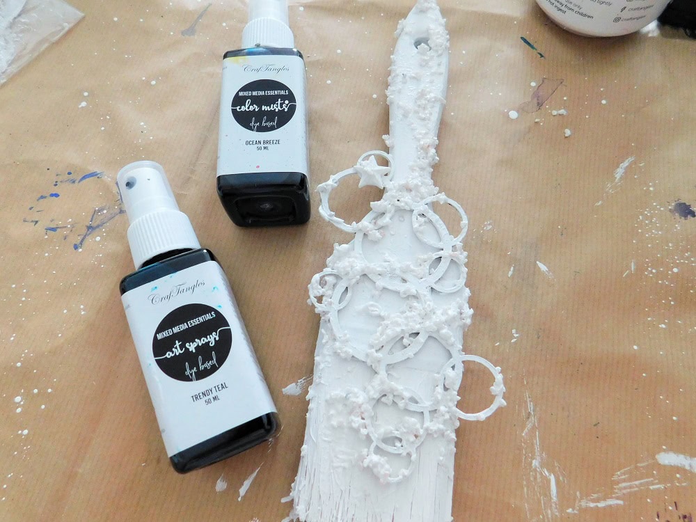 Altered mixed media paint brush 5