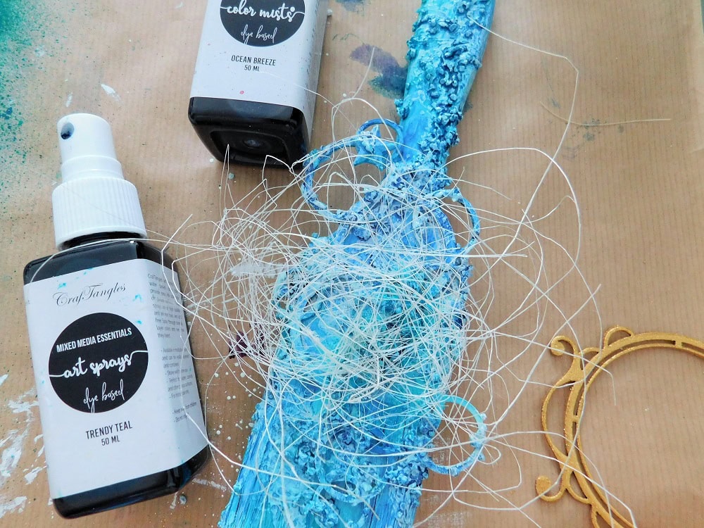 Altered mixed media paint brush 6