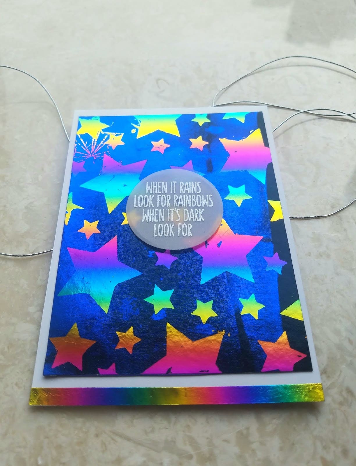 Double foiling using the negatives of stencils and foils - Rahmat 13