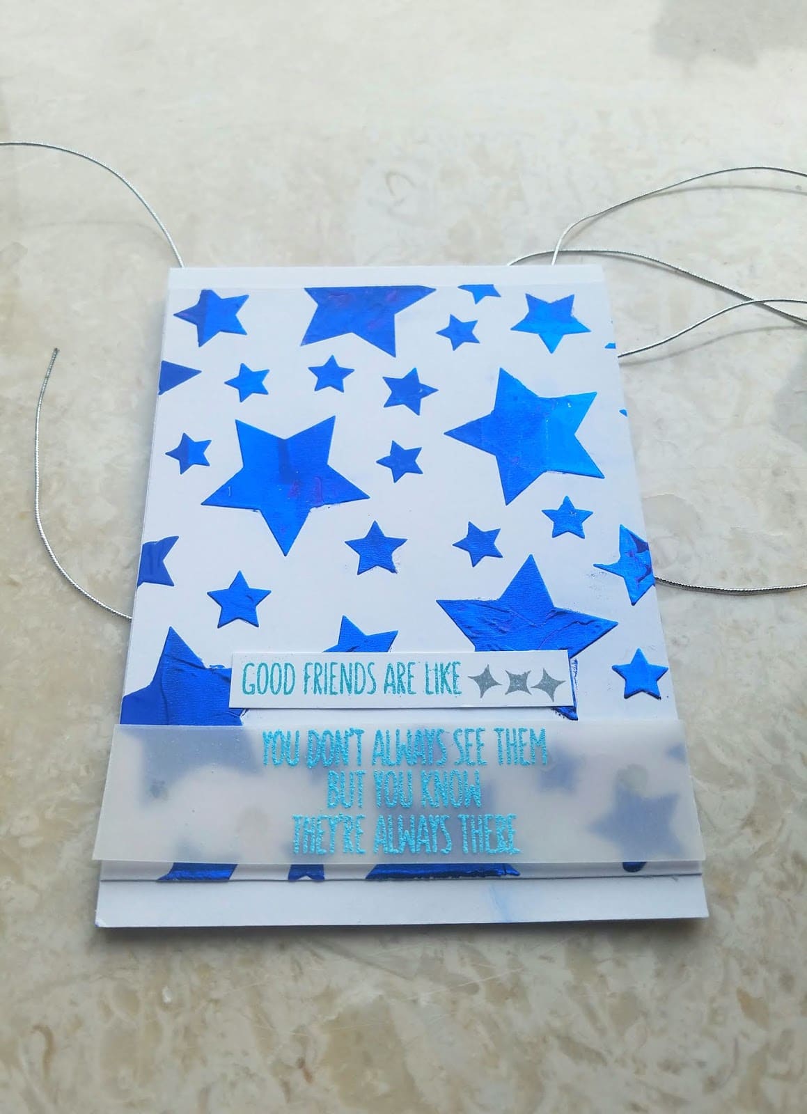 Double foiling using the negatives of stencils and foils - Rahmat 12