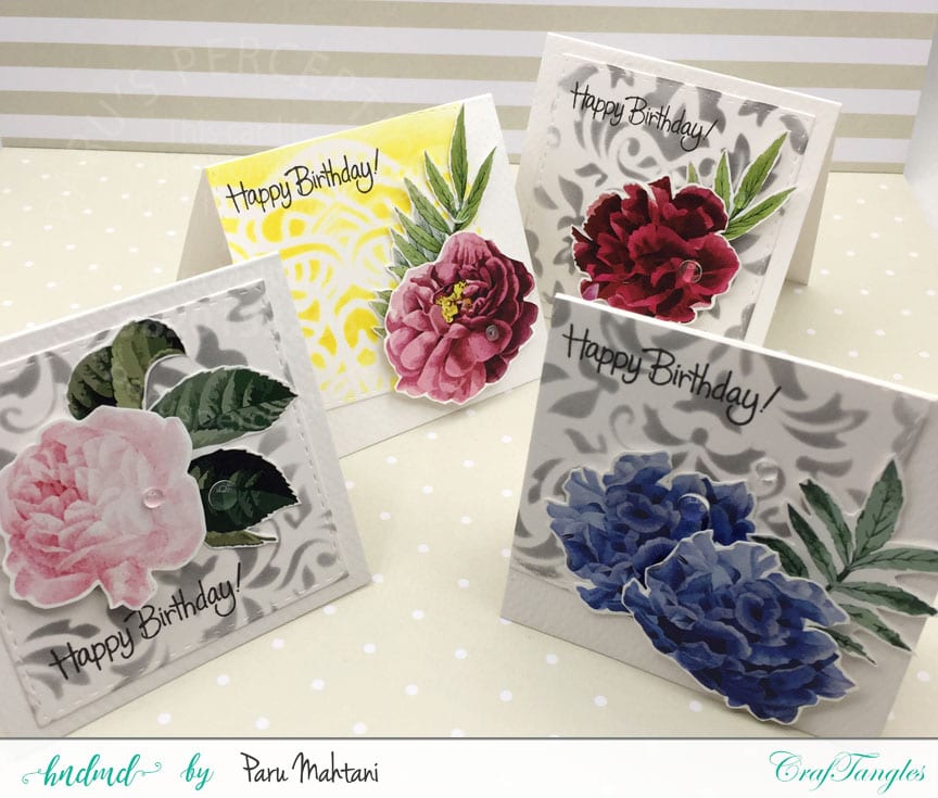 CrafTangles July 2019 Challenge - Mini Art 3