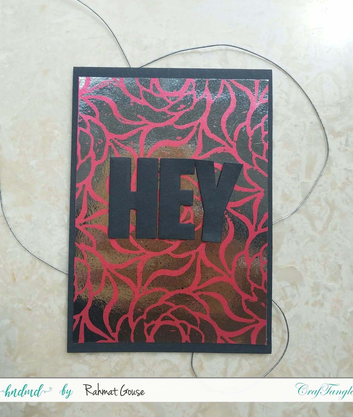 Double foiling using the negatives of stencils and foils - Rahmat 11