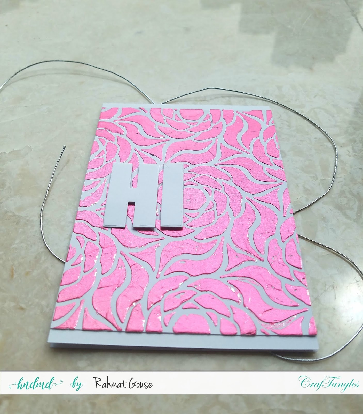 Double foiling using the negatives of stencils and foils - Rahmat 8