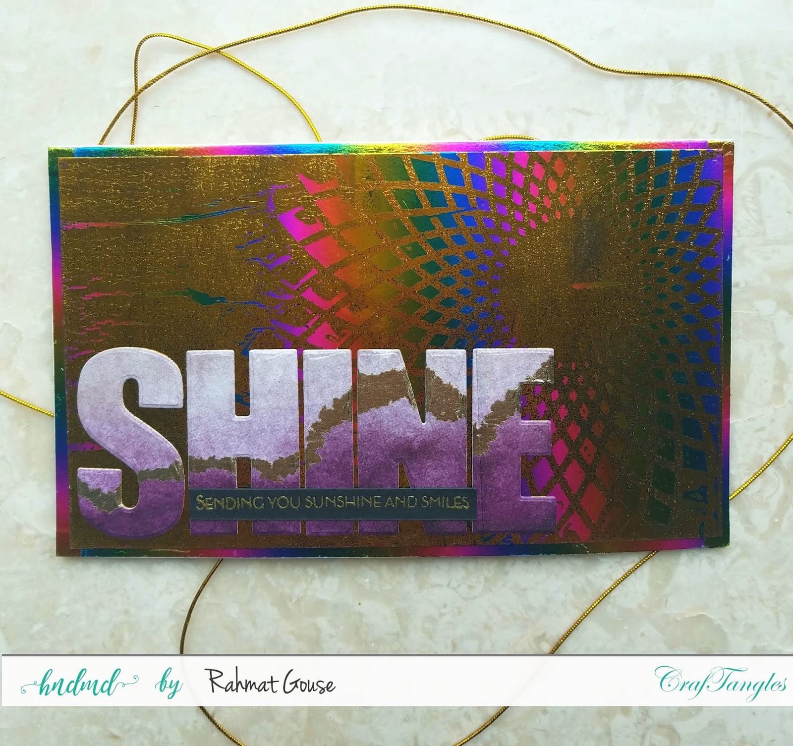 Double foiling using the negatives of stencils and foils - Rahmat 5