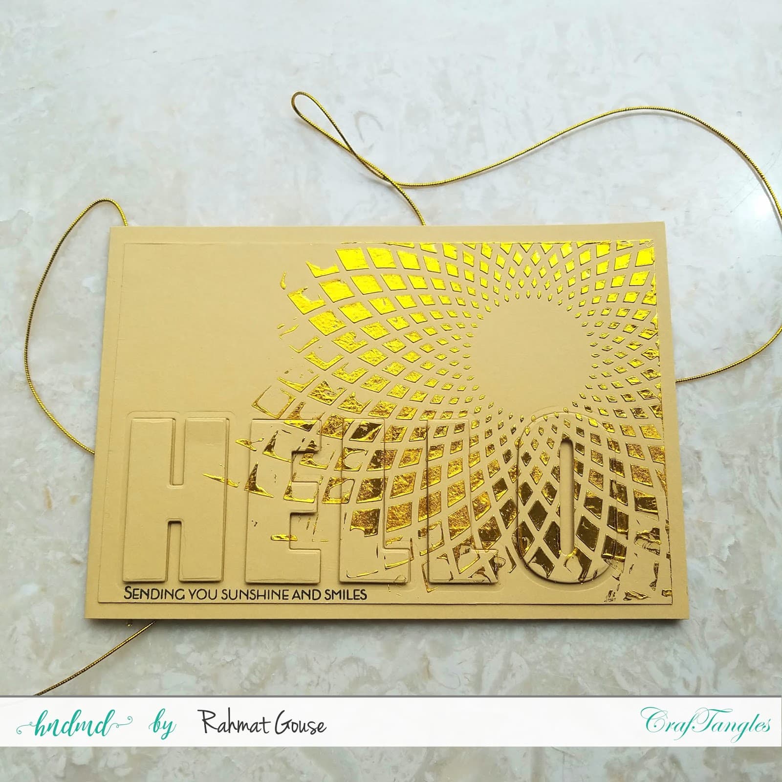 Double foiling using the negatives of stencils and foils - Rahmat 1