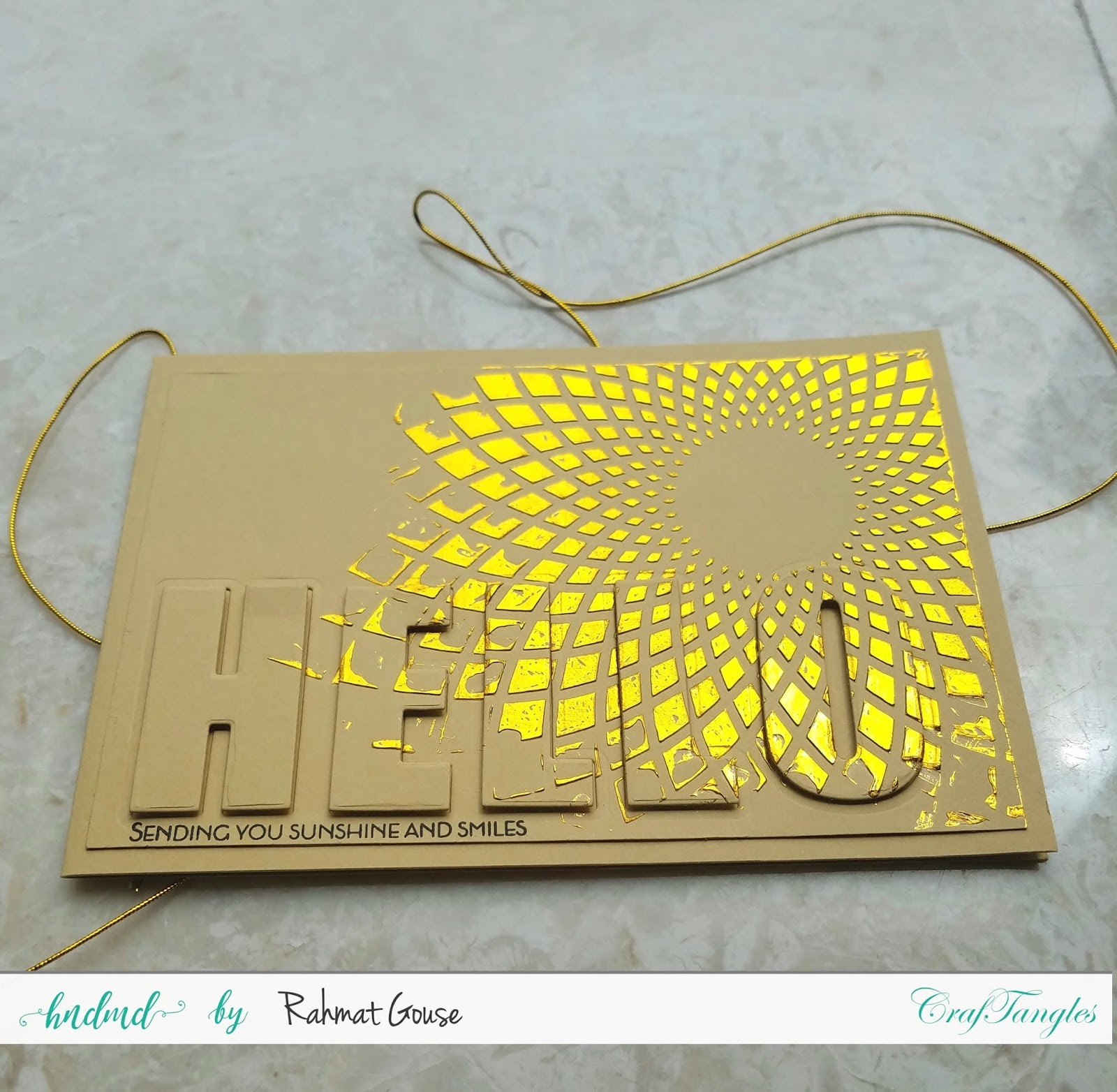 Double foiling using the negatives of stencils and foils - Rahmat 2