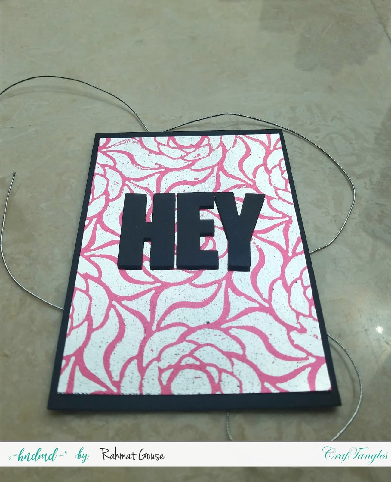 Double foiling using the negatives of stencils and foils - Rahmat 10