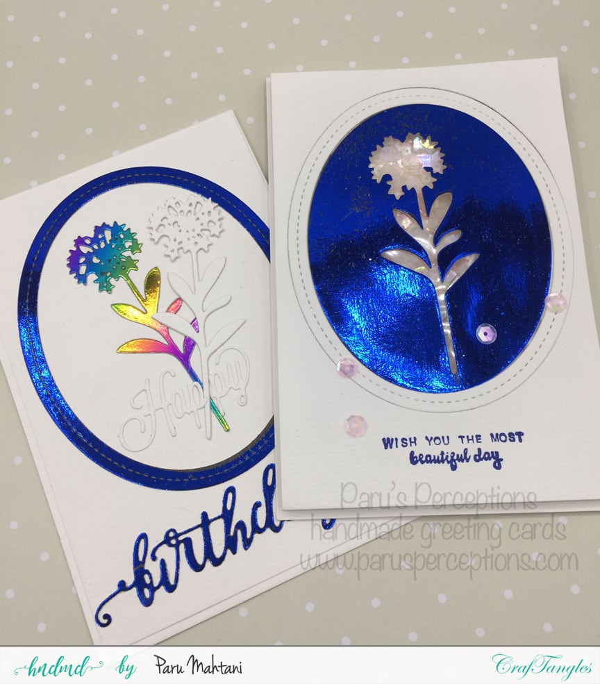 Fun with Craftangles foils 4