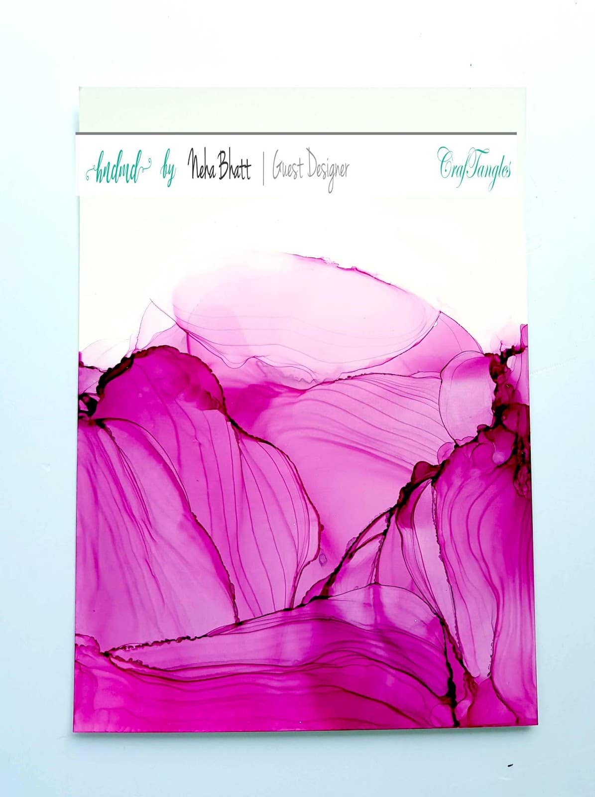 Some experiments with CrafTangles alcohol ink papers by Neha Bhatt [Periwinkle Creations] 22