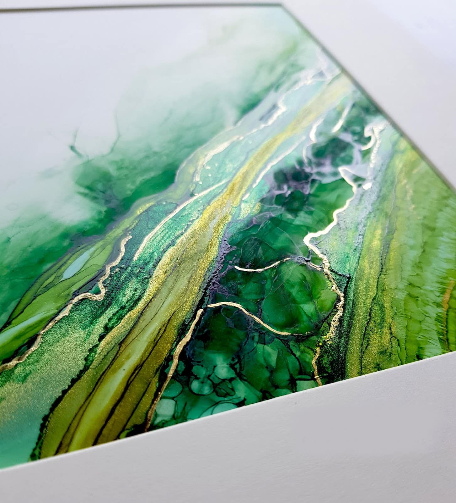 Some experiments with CrafTangles alcohol ink papers by Neha Bhatt [Periwinkle Creations] 6