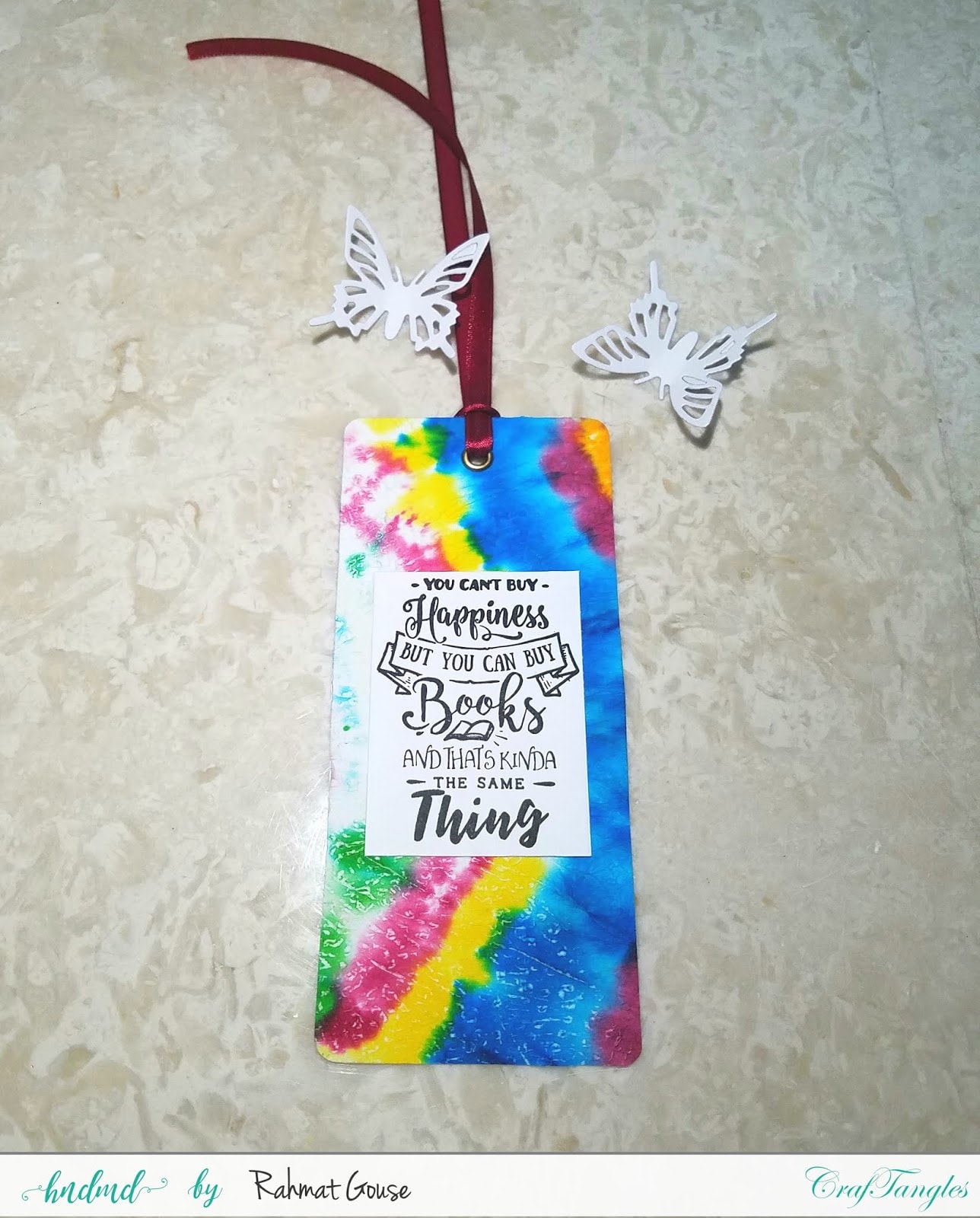 Tie N dye technique using Watercolors and tissue - Pictorial by Rahmat 11