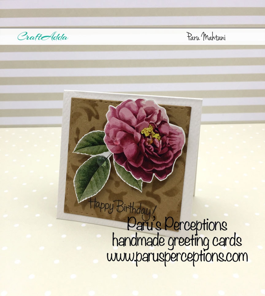 Mini Art challenge from Craftangles 3