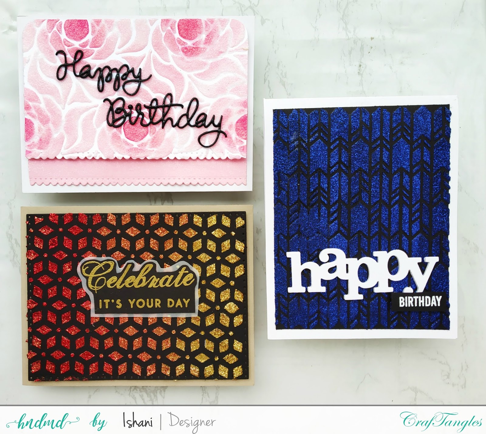 CrafTangles August 2019 Challenge - Birthday 5