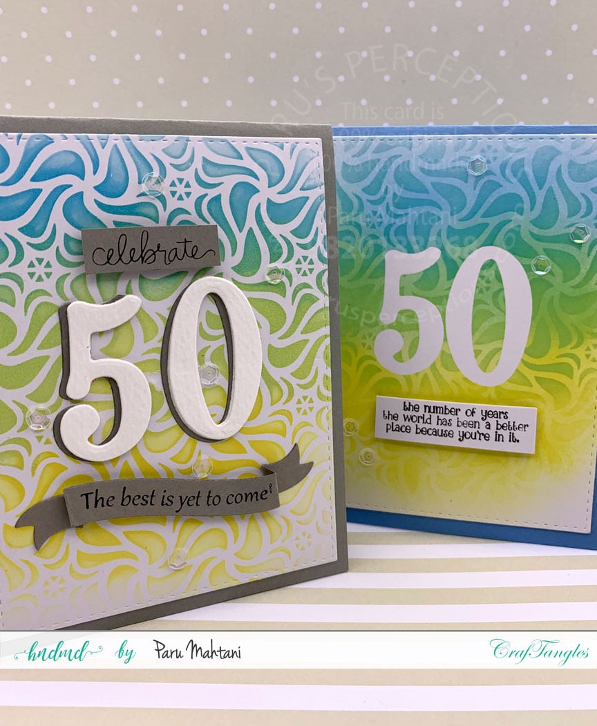 CrafTangles August 2019 Challenge - Birthday 2