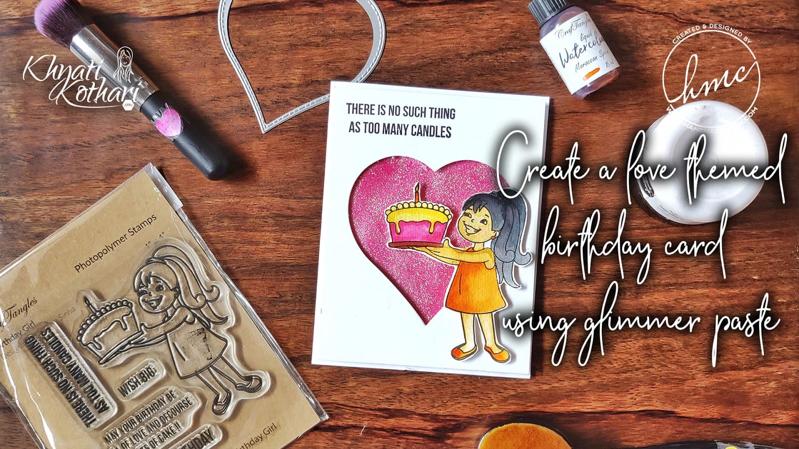 CrafTangles August 2019 Challenge - Birthday 4