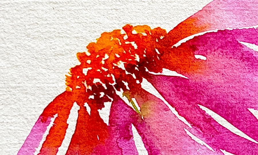 Some experiments with CrafTangles Rough watercolor paper by Neha Bhatt 2