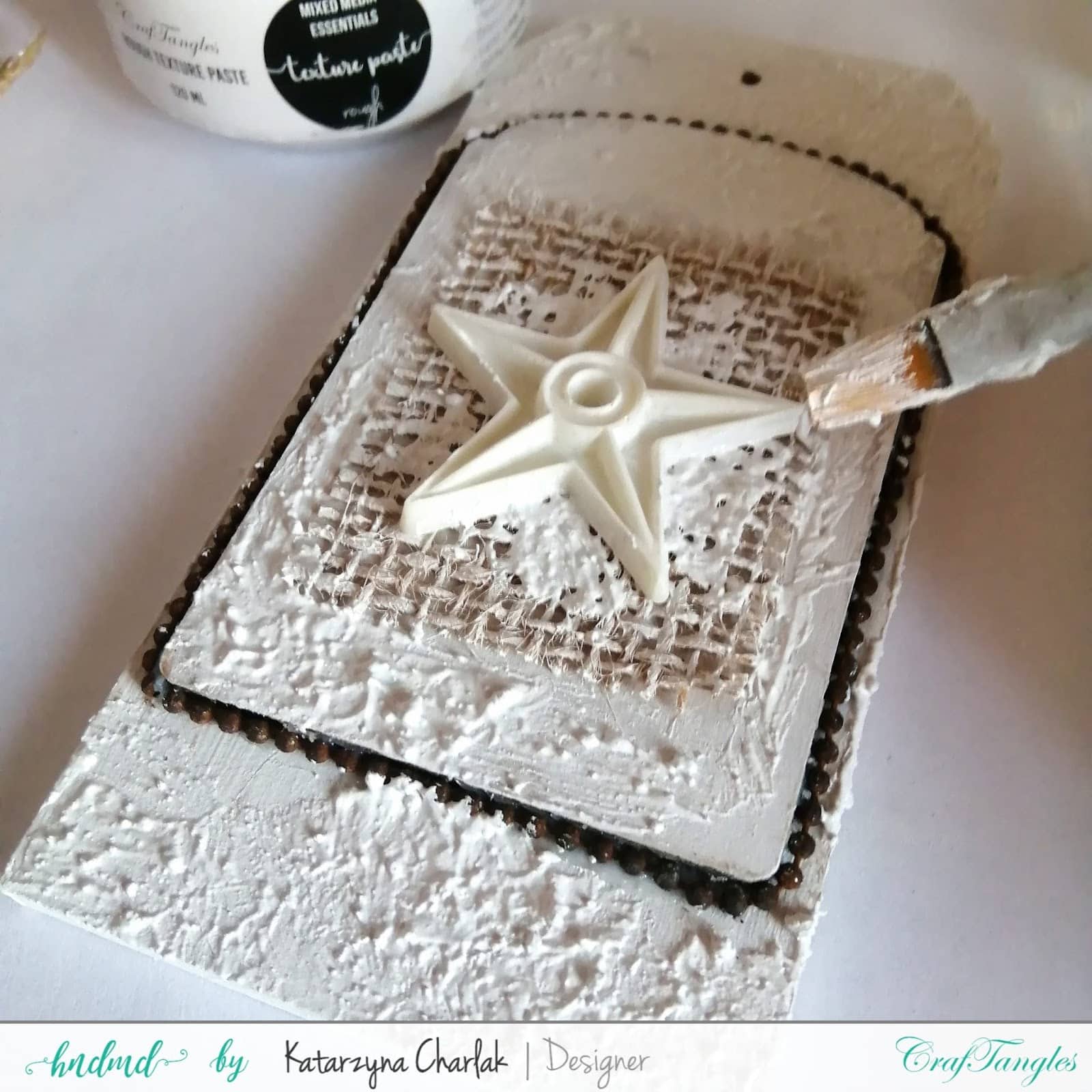 Rusty Tag- step by step tutorial by Katarzyna Charlak 3