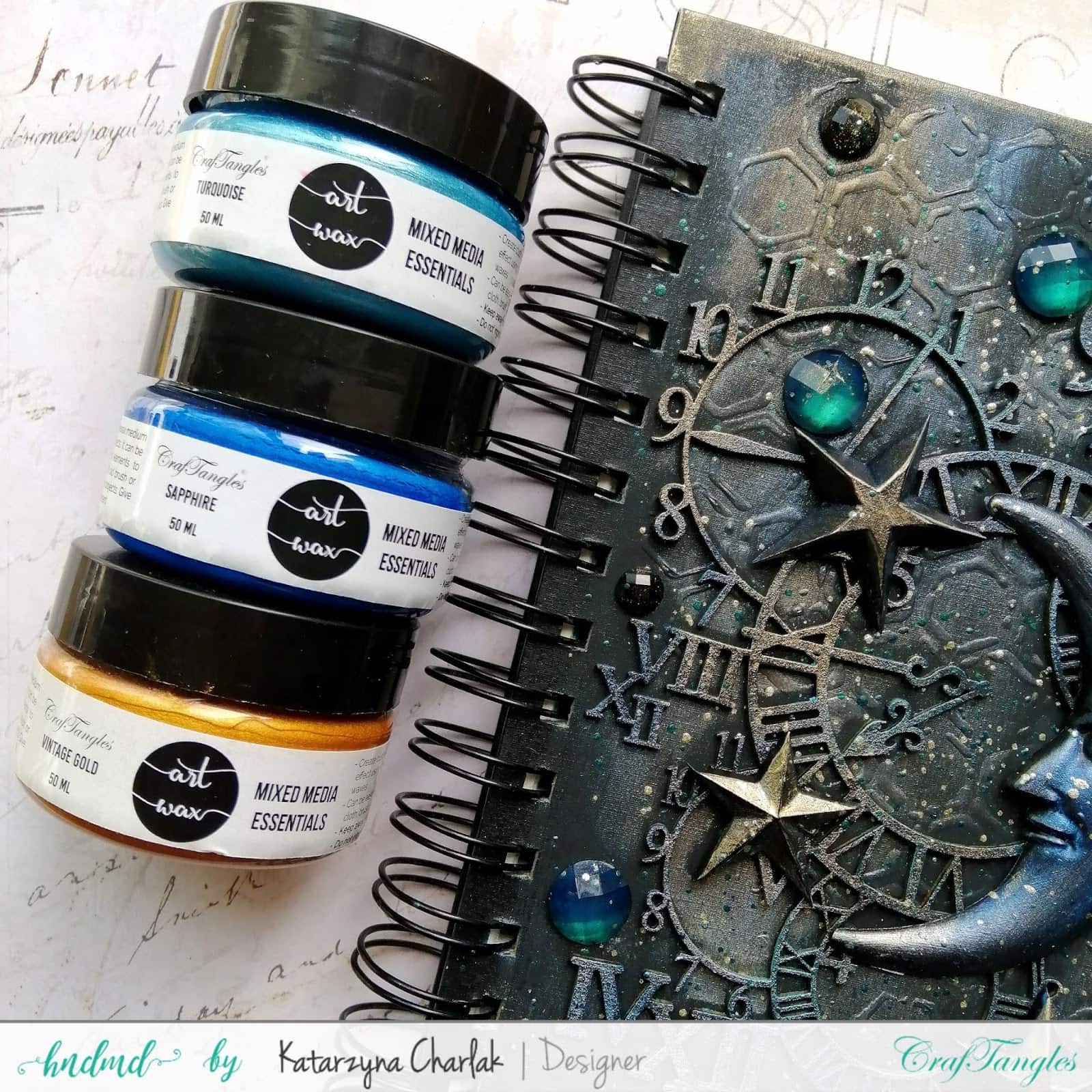 Altered Art Journal Cover by Katarzyna Charlak 8