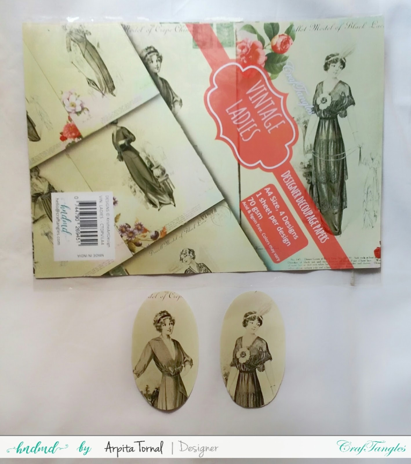 How to Decoupage On Bottle with picture tutorial by Arpita 3