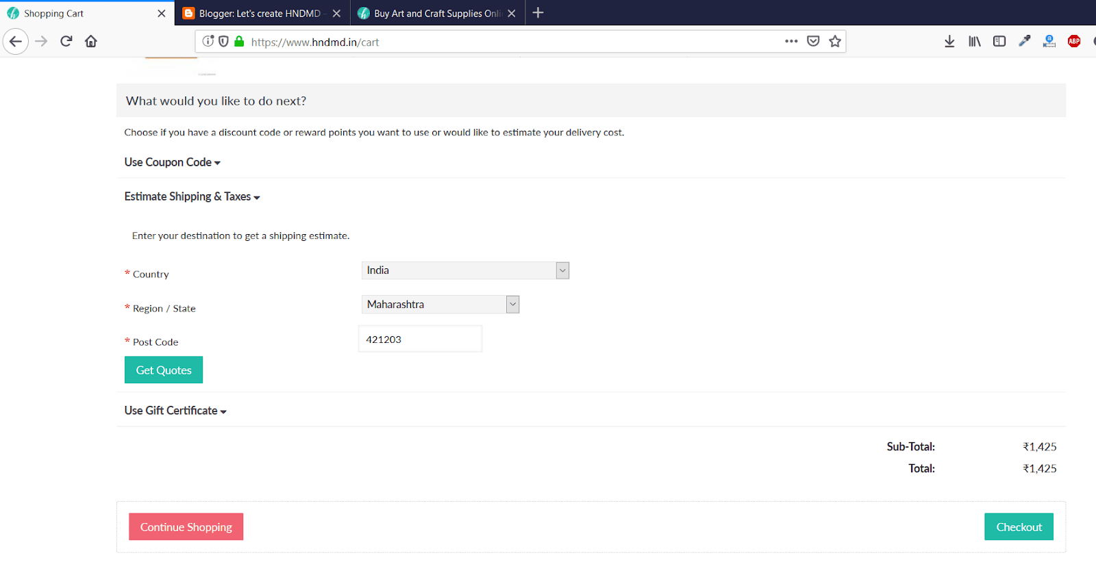 How to use coupon code during checkout at HNDMD -- Checkout tutorial for HNDMD 10